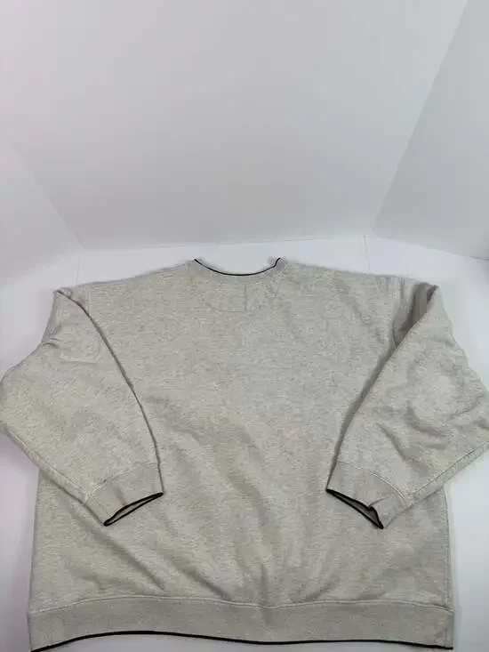 Croft & Barrow Embroidered Deer Wildlife Crewneck Sweatshirt Gray Men's XL - Picture 8 of 10